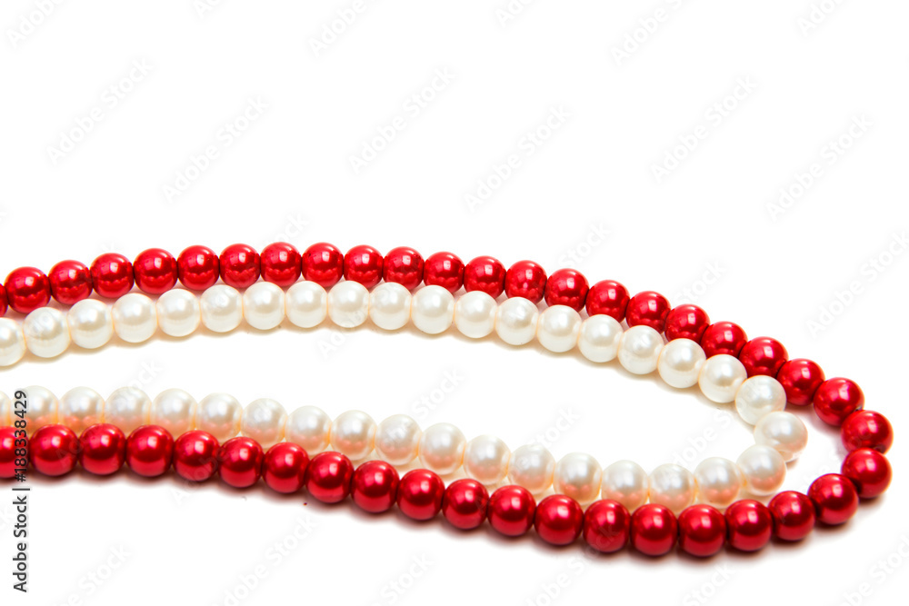 beads isolated beads isolated