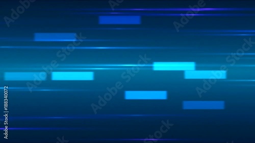 Fast Colorful Bars Animation - Loop Blue