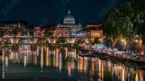 Rome Tiber River SanPietro photo