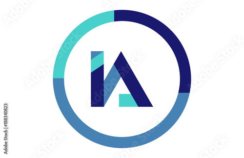 IA Global Circle Ribbon Letter Logo Free Download IA Global Circle Ribbon Letter Logo - GFXLoad