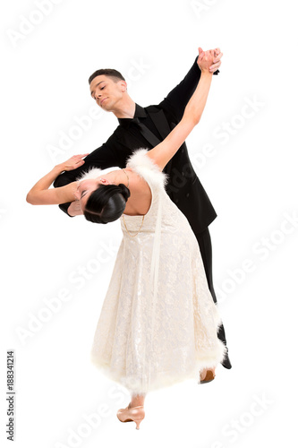 Dance couple poses