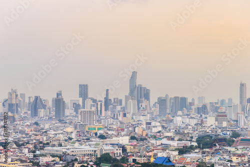Cityscape view of Bangkok, Thailand