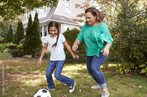 Grandmother Playing Soccer ...