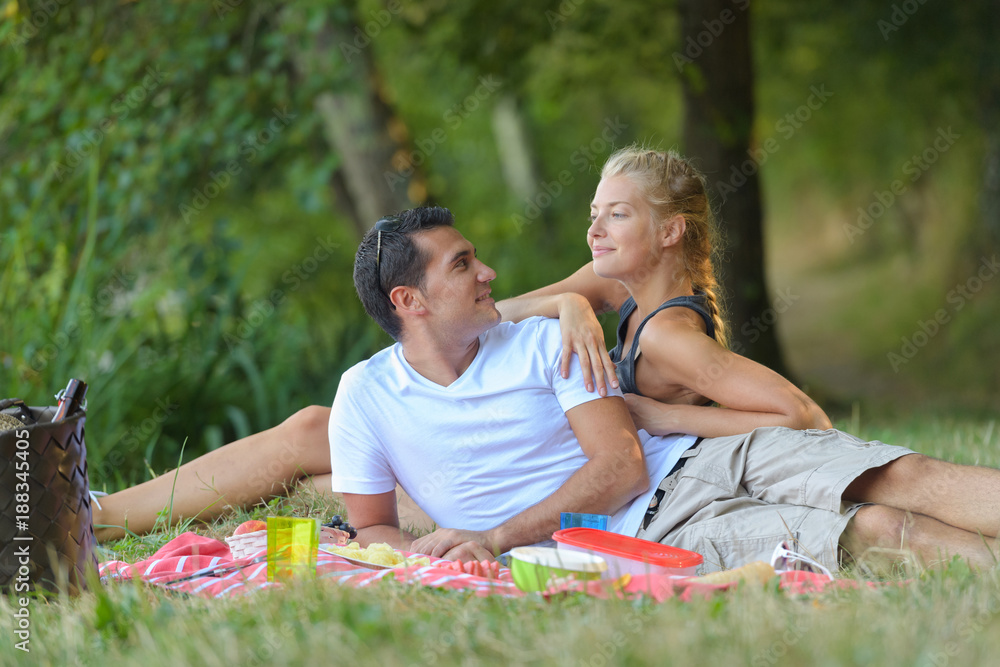 couple on a picnic couple on a picnic