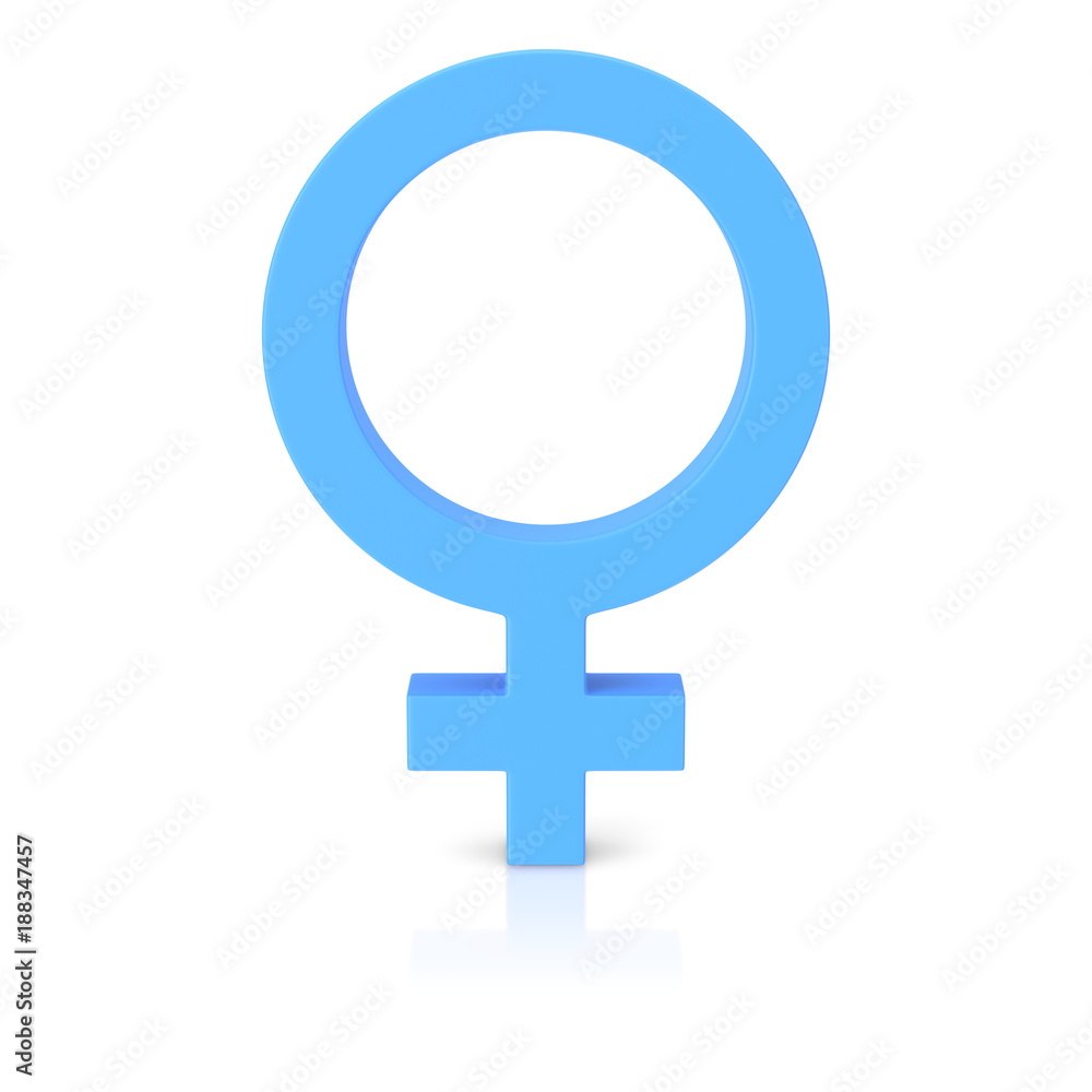 Isolated Blue Male Icon on a Light Reflective Surface Isolated Blue Male Icon on a Light Reflective Surface