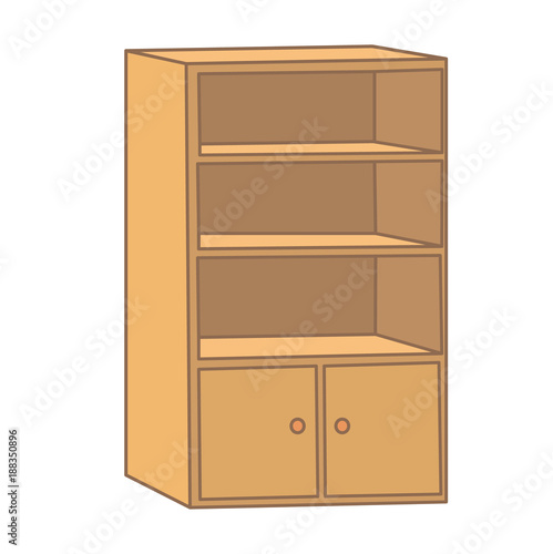 isolated cabinet for papers