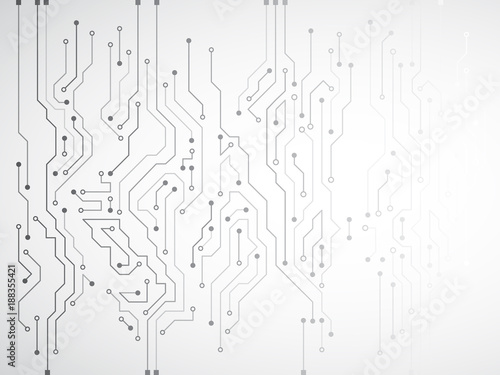 High-tech technology background texture. Circuit board vector illustration.