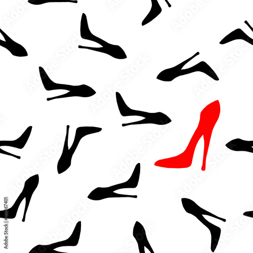 woman shoe pattern