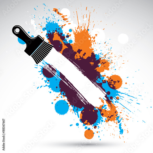 Art drawn funky vector illu...