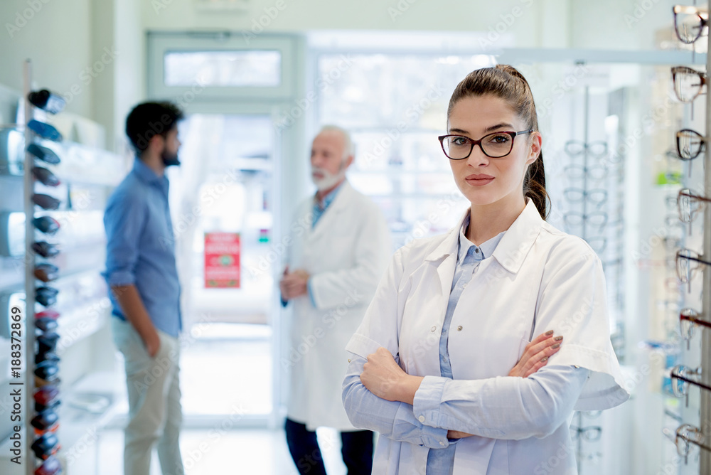 Portrait of a smiling doctor. Portrait of a smiling doctor.