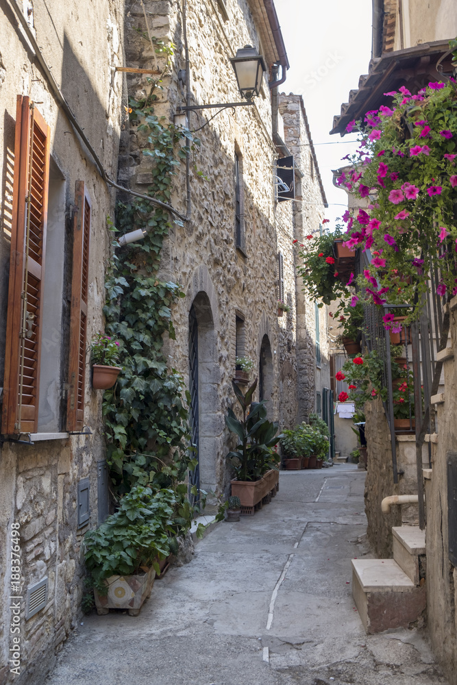 Obraz premium Historic town of Lugnano in Teverina (Umbria, Italy)