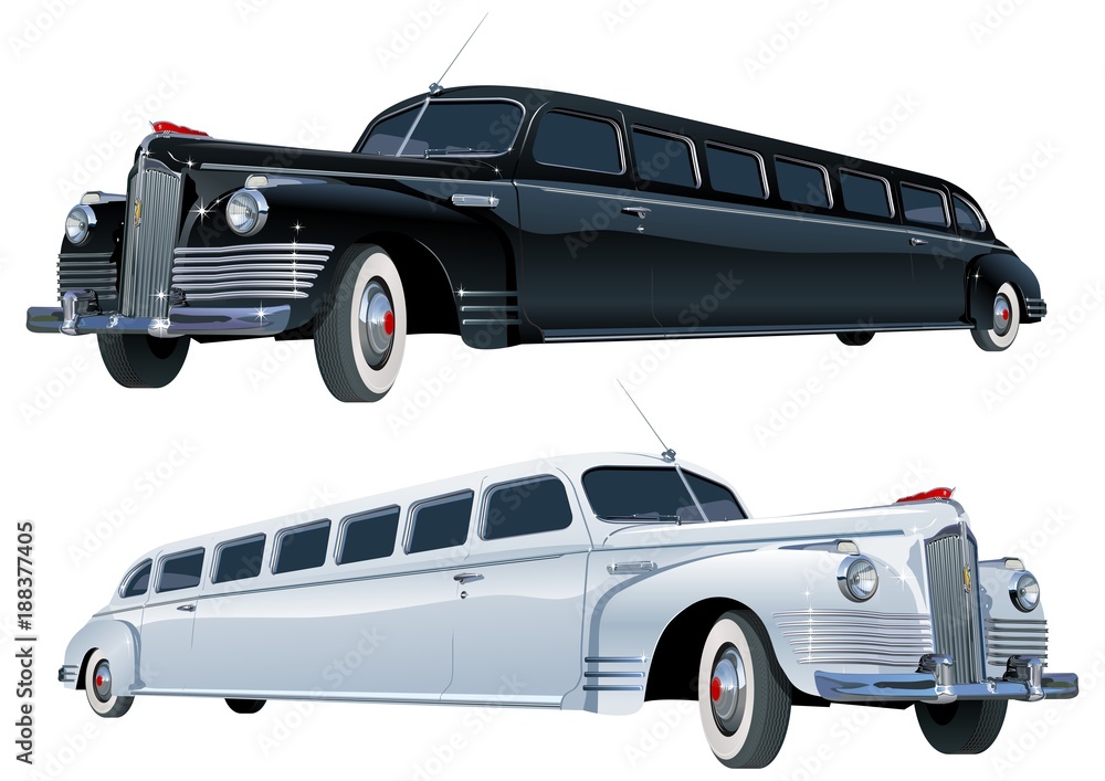 long vintage limo