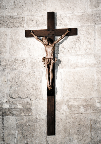 Jesus Christ crucified. Chatolicism symbol II.