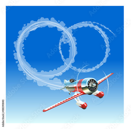 Plane sending wedding message