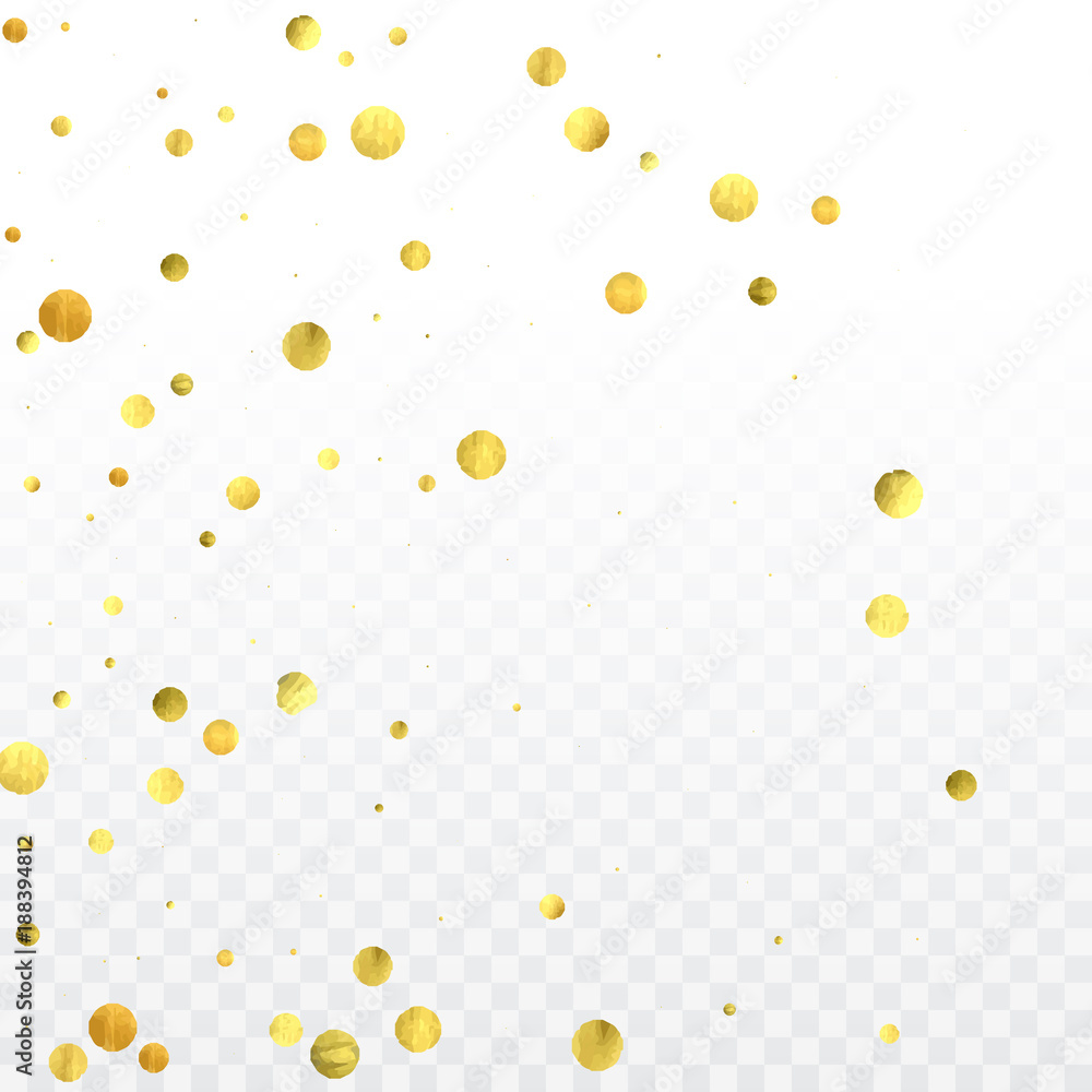 Gold confetti celebration. Gold confetti celebration.