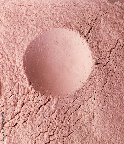 natural pink powder