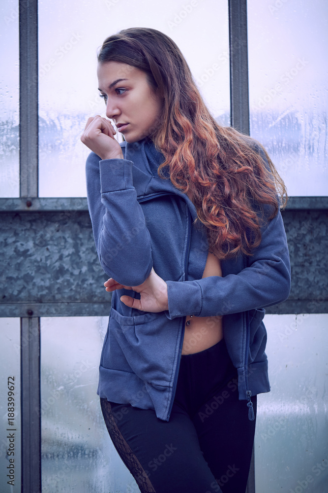 Fototapeta premium beautiful female model
