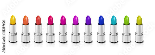 Bunte Lippenstifte