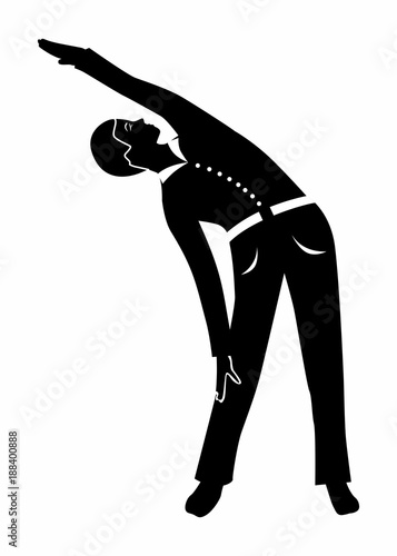 office yoga eight black