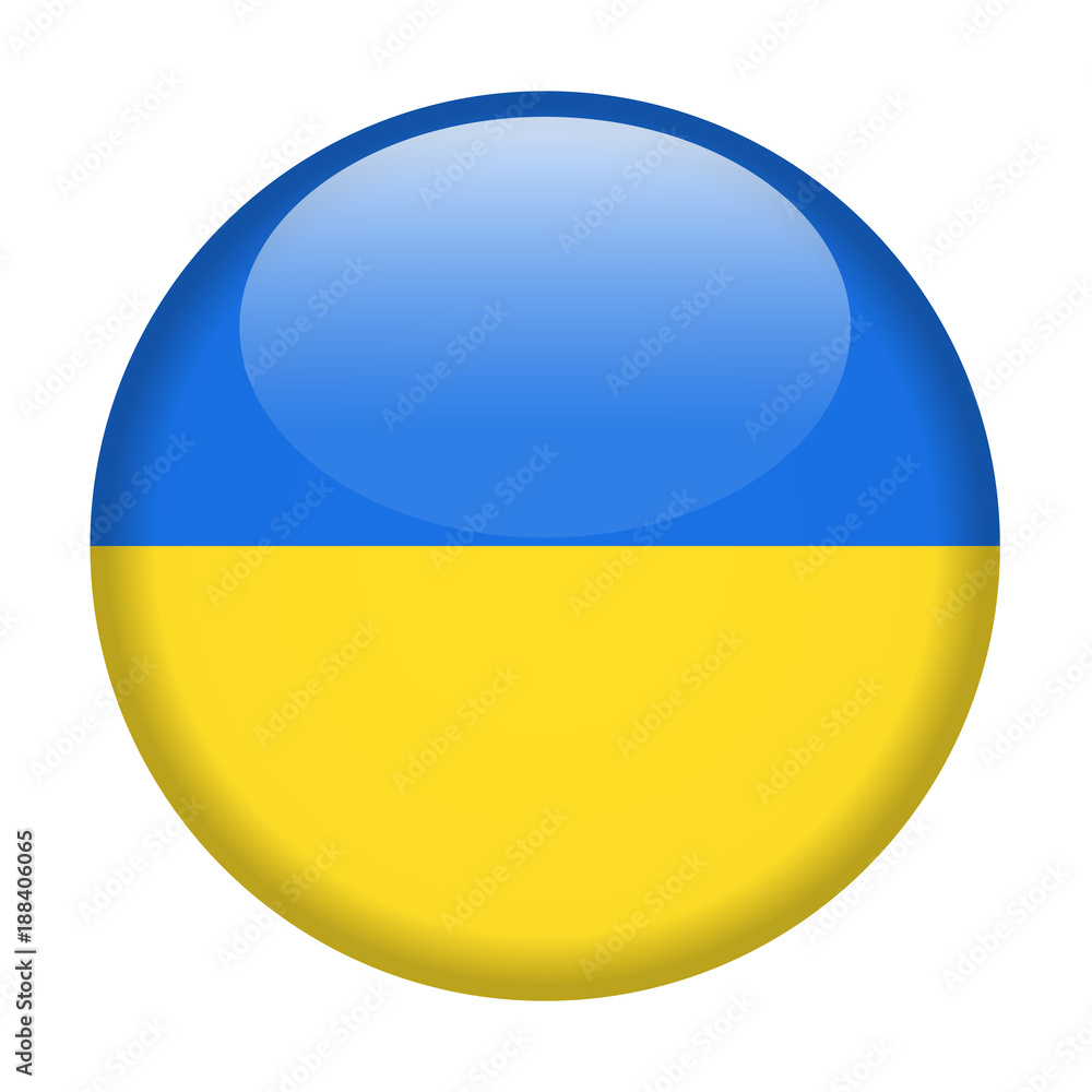 Ukraine Flag Vector Round Icon Ukraine Flag Vector Round Icon