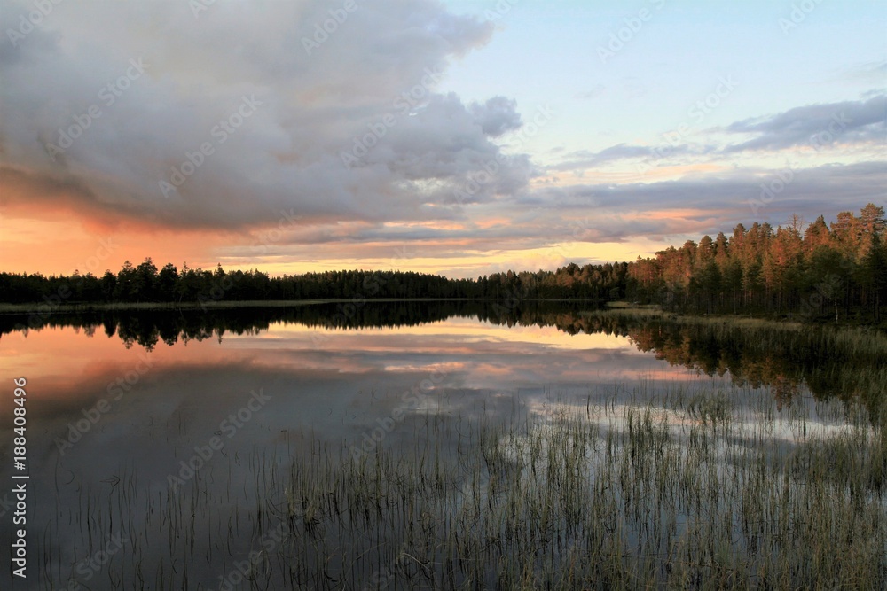 malerische Idylle am See