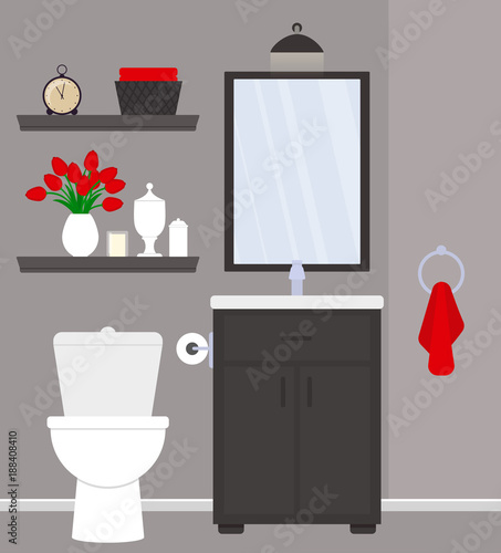 Interior of the toilet