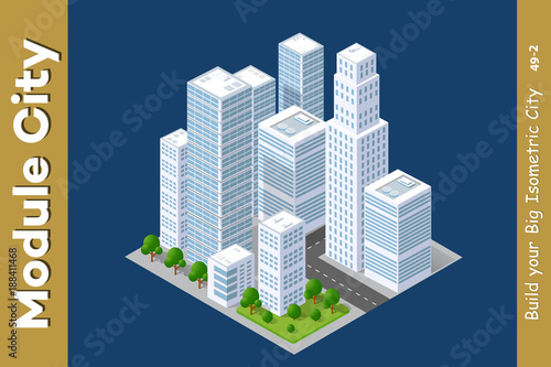 Set of urban areas of modules