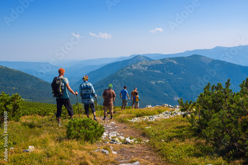 Group of hiker friends © sanechka