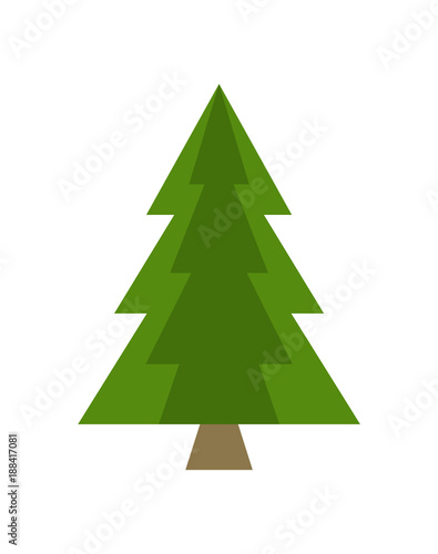 Christmas Tree Sign Board Spruce Icon