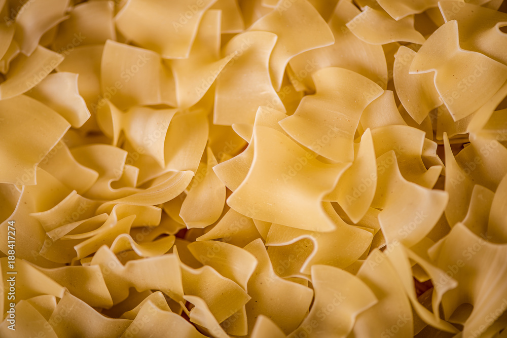 detail close up of pasta squares detail close up of pasta squares