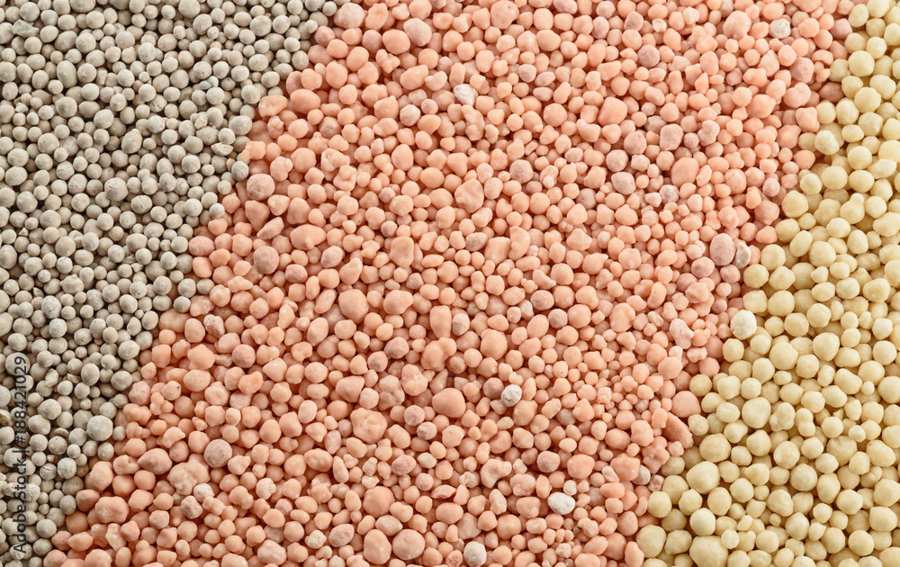 Fototapeta premium Mineral fertilizers granules