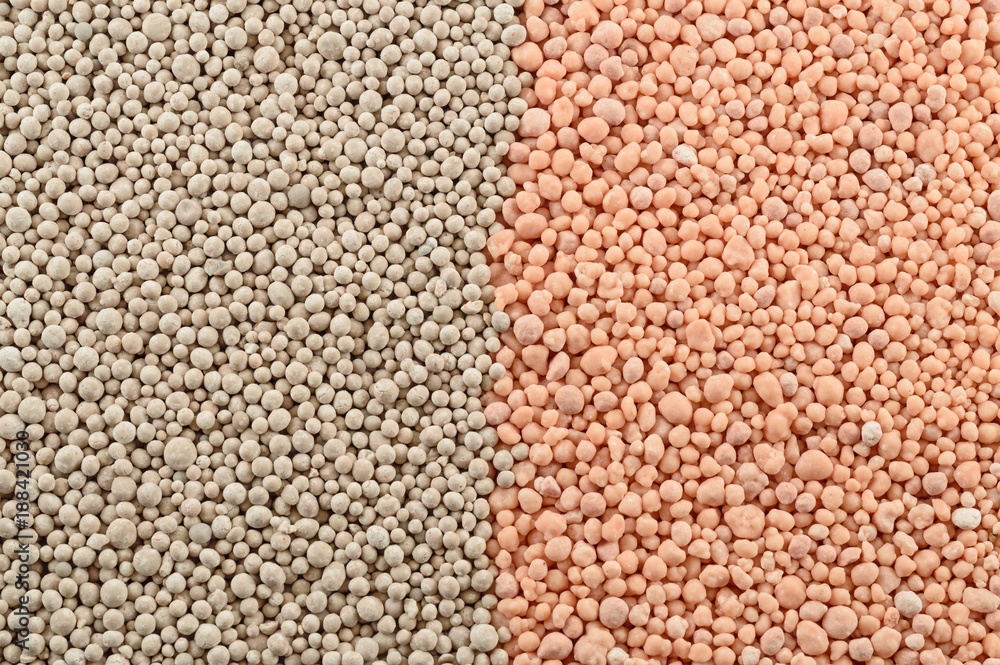 Fototapeta premium Mineral fertilizers granules