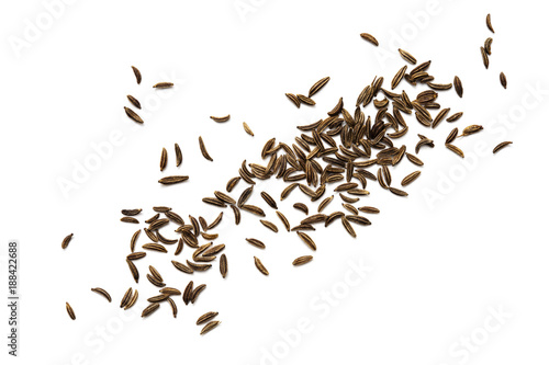 Cumin seeds or caraway photo