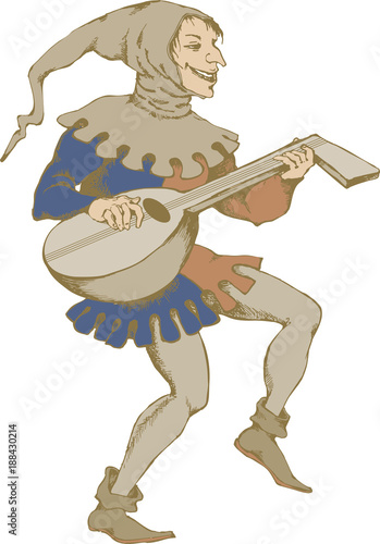 Slika na platnu Medieval juggler