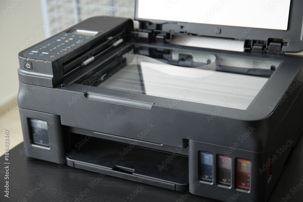 Copying machine in office, closeup Copying machine in office, closeup