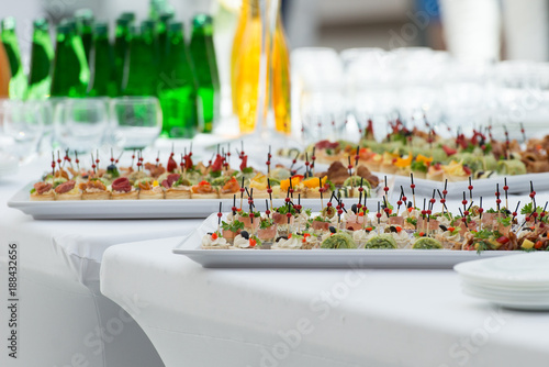Planned table at the banquet.
