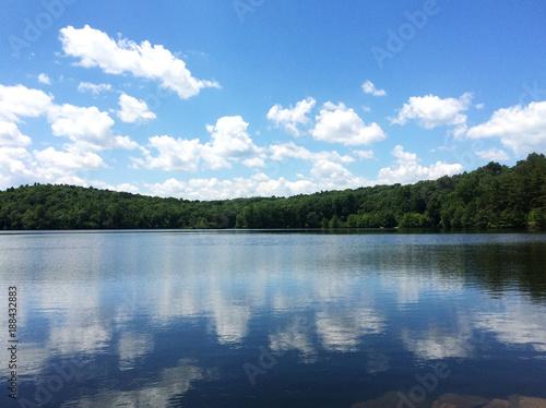 Blue Sky over Lake
