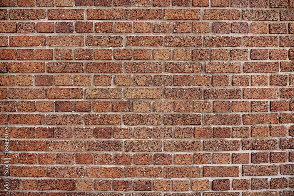 Obraz premium Old red brick wall background texture