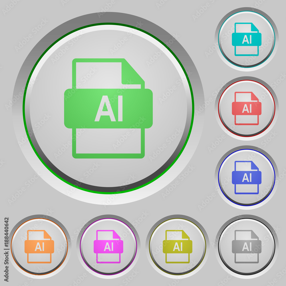 AI file format push buttons AI file format push buttons