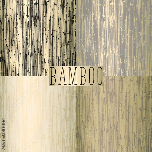 Old bamboo reed fence as a texture