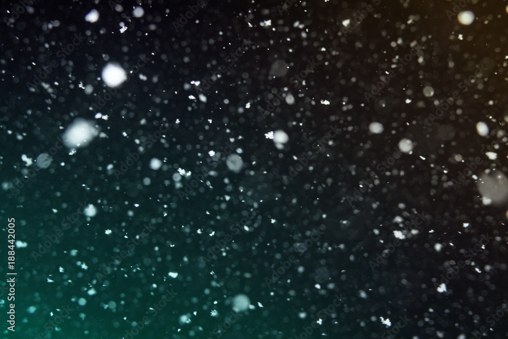 Obraz premium Tło pyłu śniegu