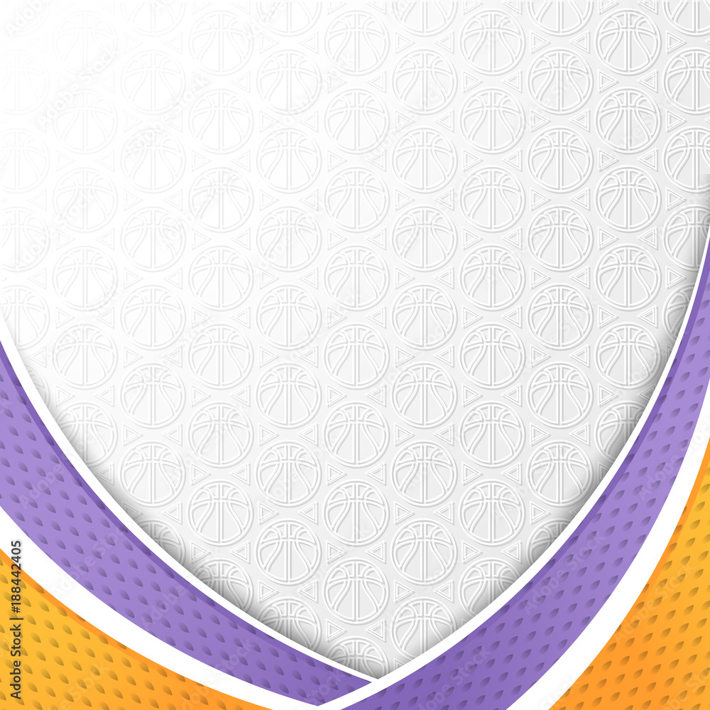 Fototapeta premium Basketball jersey vector illustration modern sport background