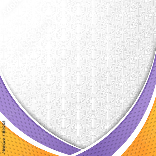 Basketball jersey vector illustration modern sport background