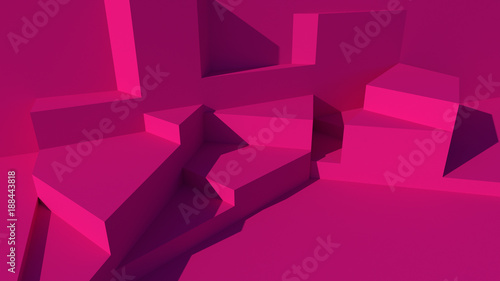pink product display podium