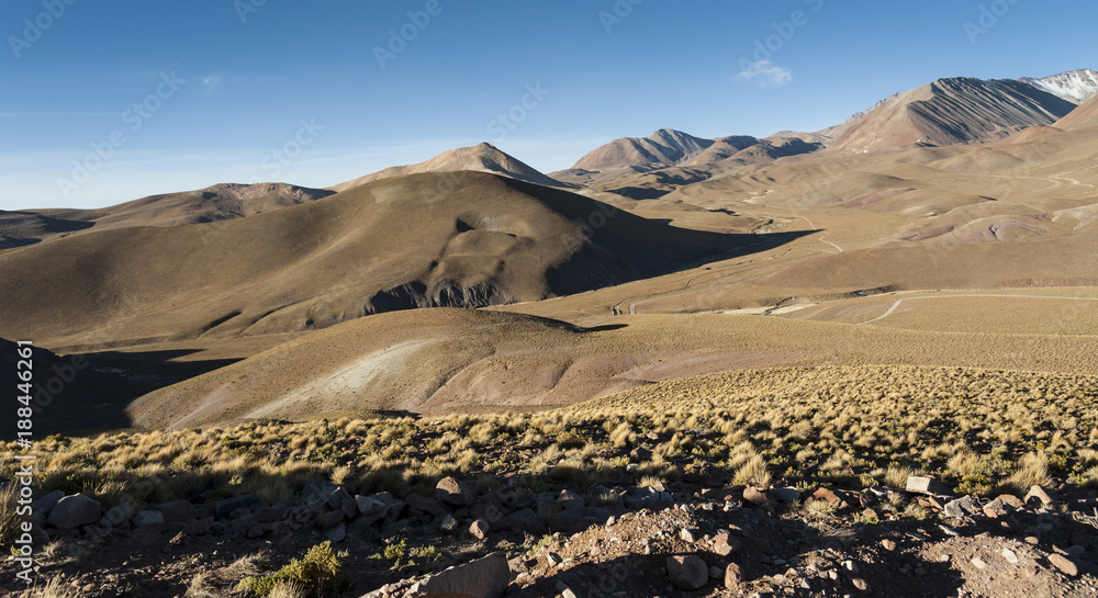 Beautiful landscape along the way to the Morejon Lagoon - Bolivia, South America Beautiful landscape along the way to the Morejon Lagoon - Bolivia, South America