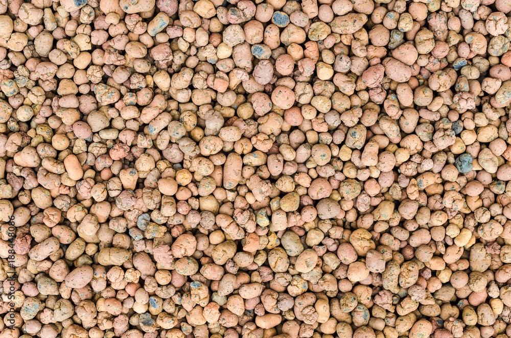 background of small brown gravel