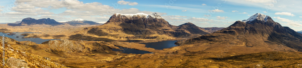 Stac Pollaidh in the Scottish Highlands.