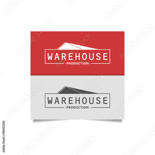 Warehouse Stock Logo Vector