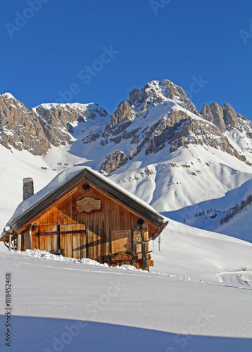inverno a Fuciade  Sasso Valfredda, Dolomiti di Fassa © gabriffaldi