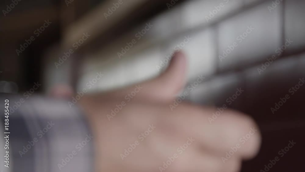 Person adds bread slices to basket, close up Person adds bread slices to basket, close up